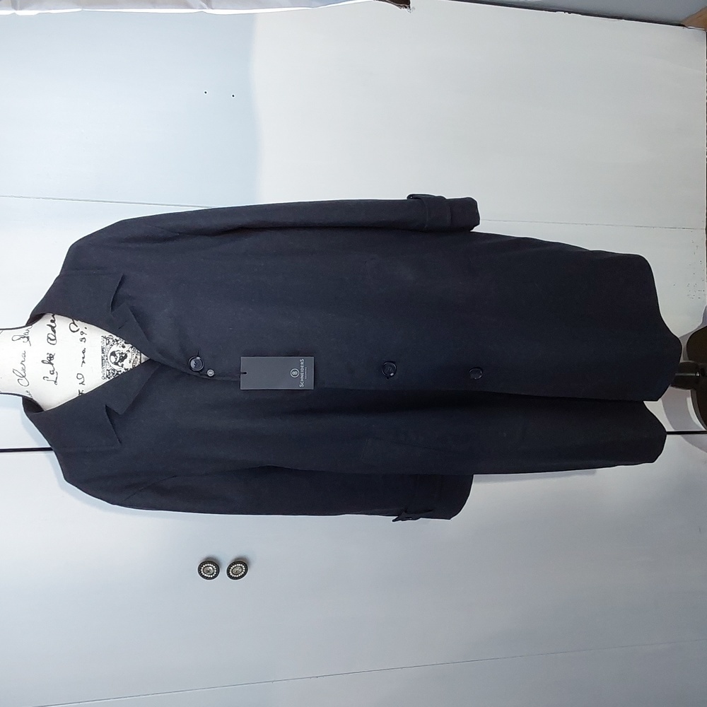 Schneiders| Mens Jimmie Rainloden Charcoal Dress Coat Austria Wool Sz.L (44-46)